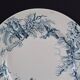 Plate colibri luneville in faience white and blue