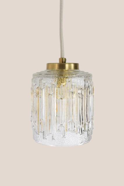 Ida * mcm hanging light * rewired mini * vintage ceiling small fixture * yug