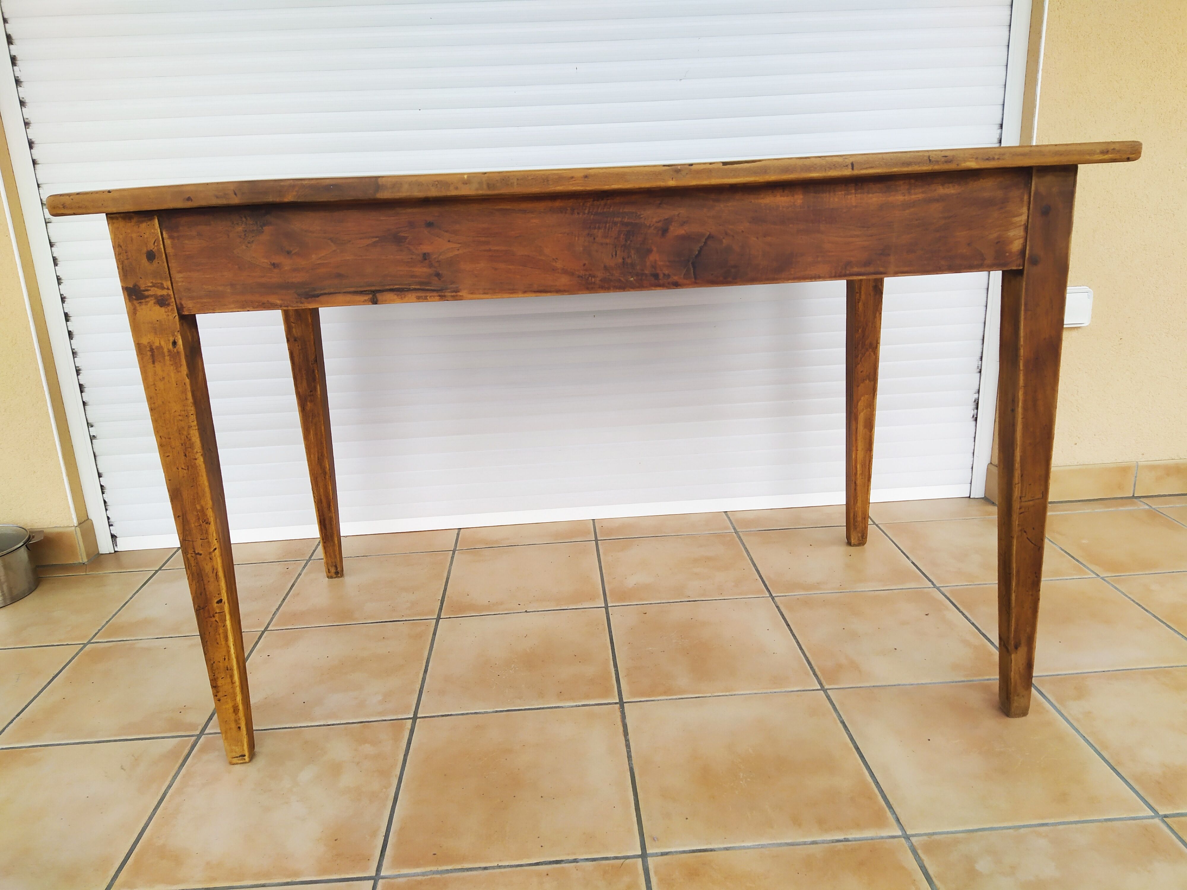 Walnut farmhouse table