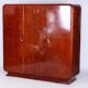 Art Deco Wardrobe in Mahogany attributed to J. Halabala for Up Zavody, Czech, 1920s