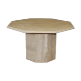 1970 travertine coffee table