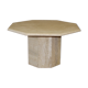 1970 travertine coffee table