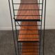Tomado To.Decker shelf in teak and metal 50/60s
