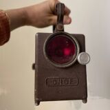 Vintage SNCF railway lamp