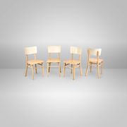 Set of 4 Dining Chairs, by TON, 1960s, Czechoslovakia