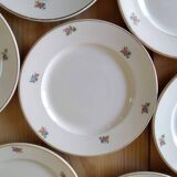 10 Assiettes à dessert Badonviller