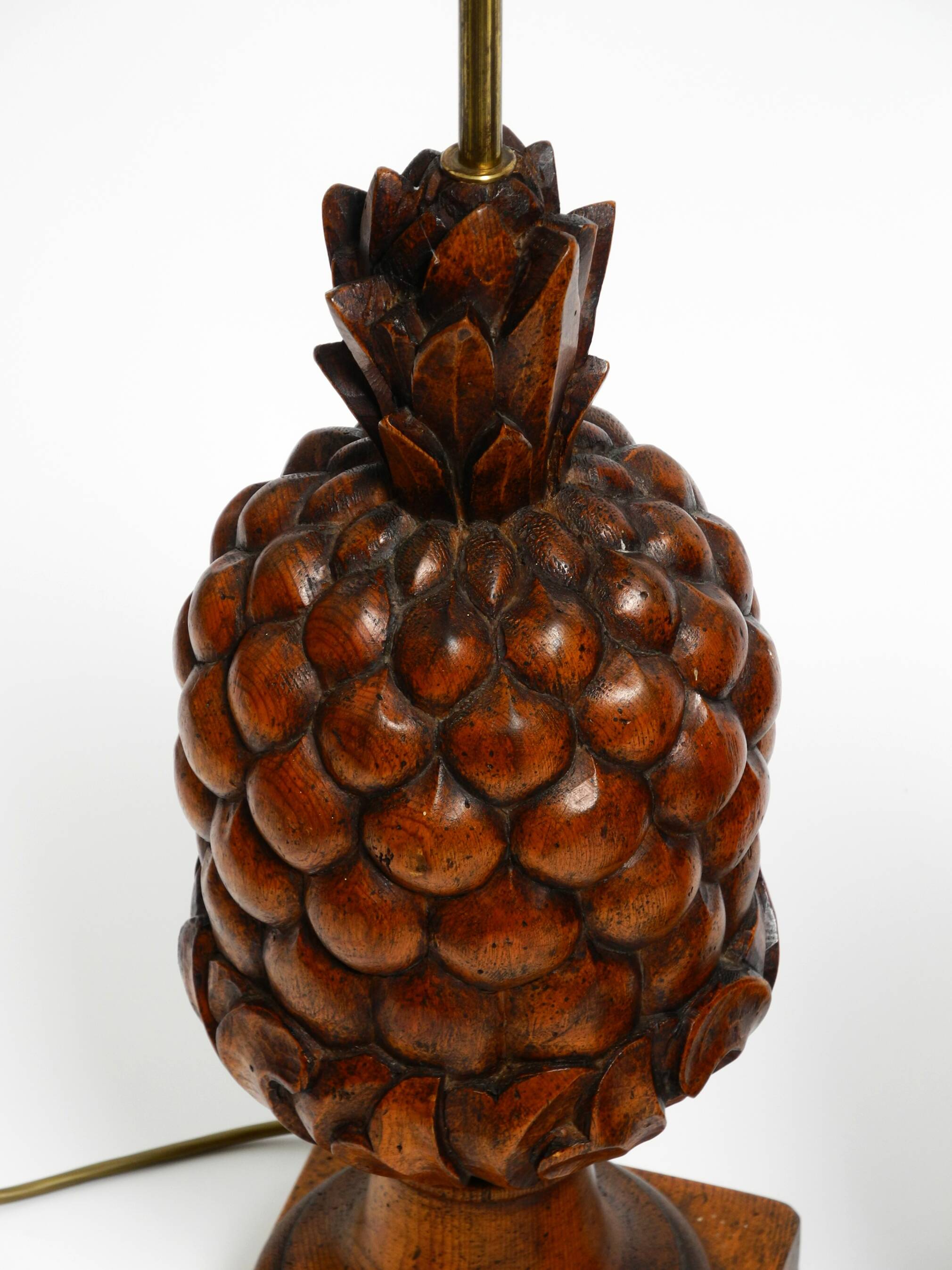 Pair of very decorative large Mid Century Modern "Pineapple" table lamps ma