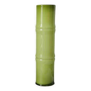 Vase bambou en verre