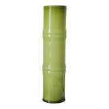 Vintage blown glass bamboo vase