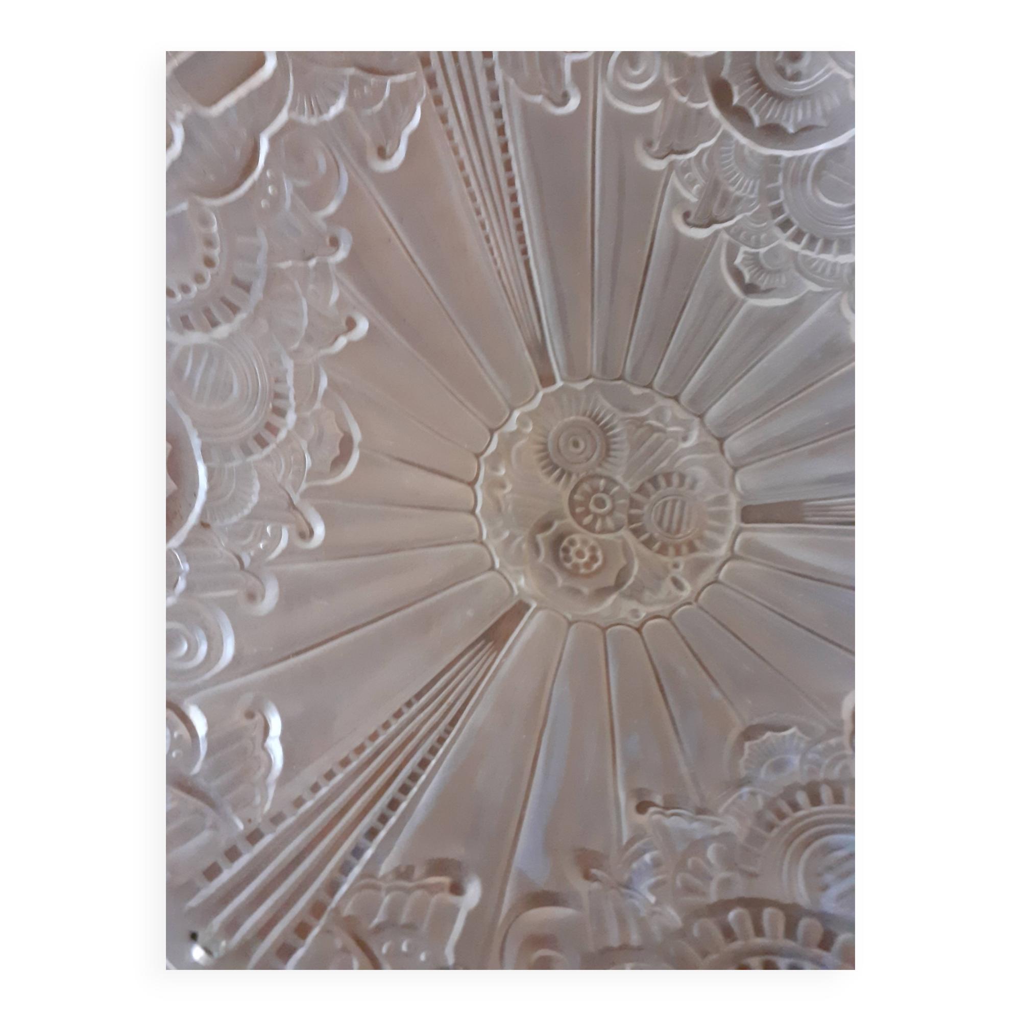 Vasque plafonnier Art Déco