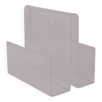 Plexiglass magazine rack
