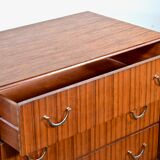 Midcentury Meredew walnut chest of drawers