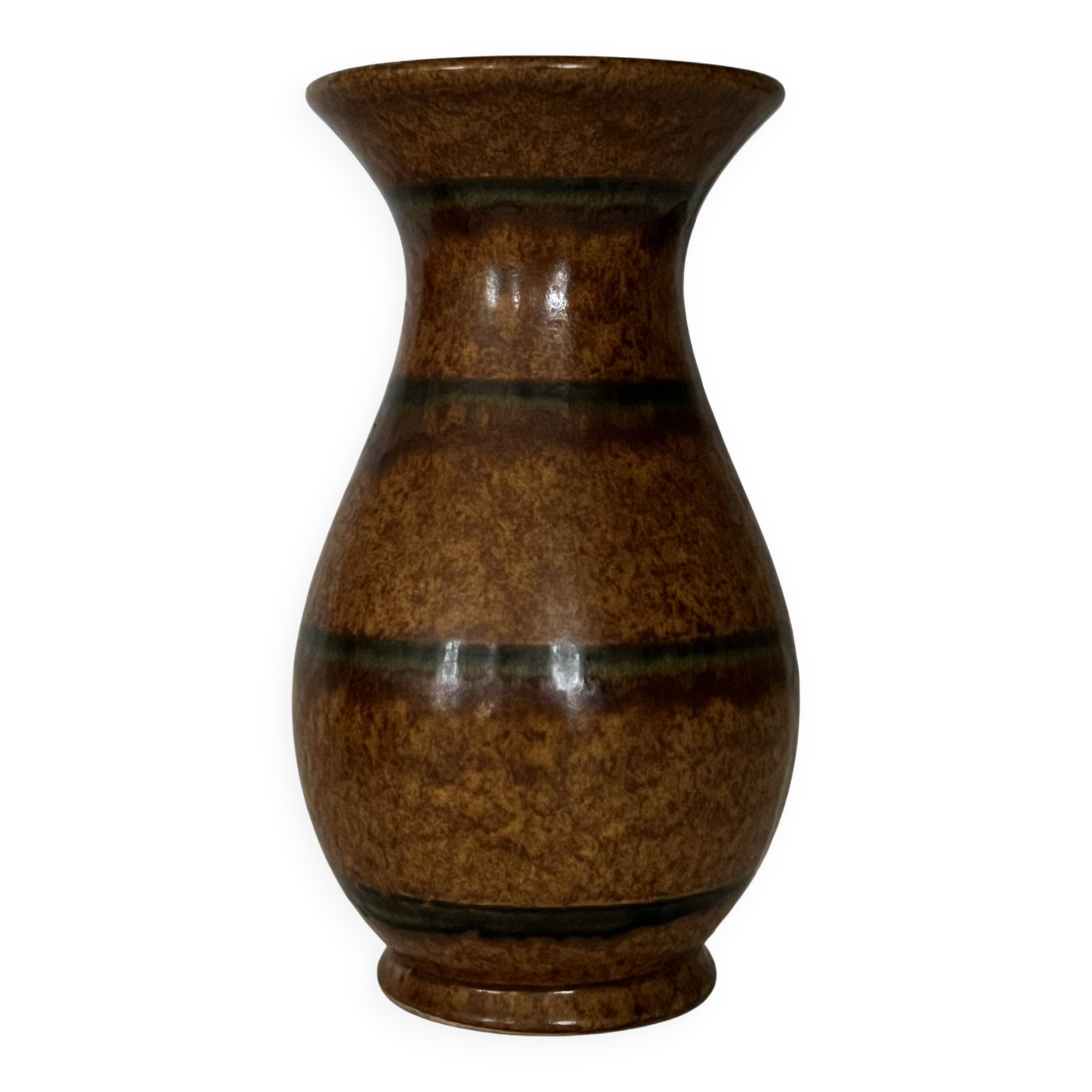 West German ceramic vase, German design 1970