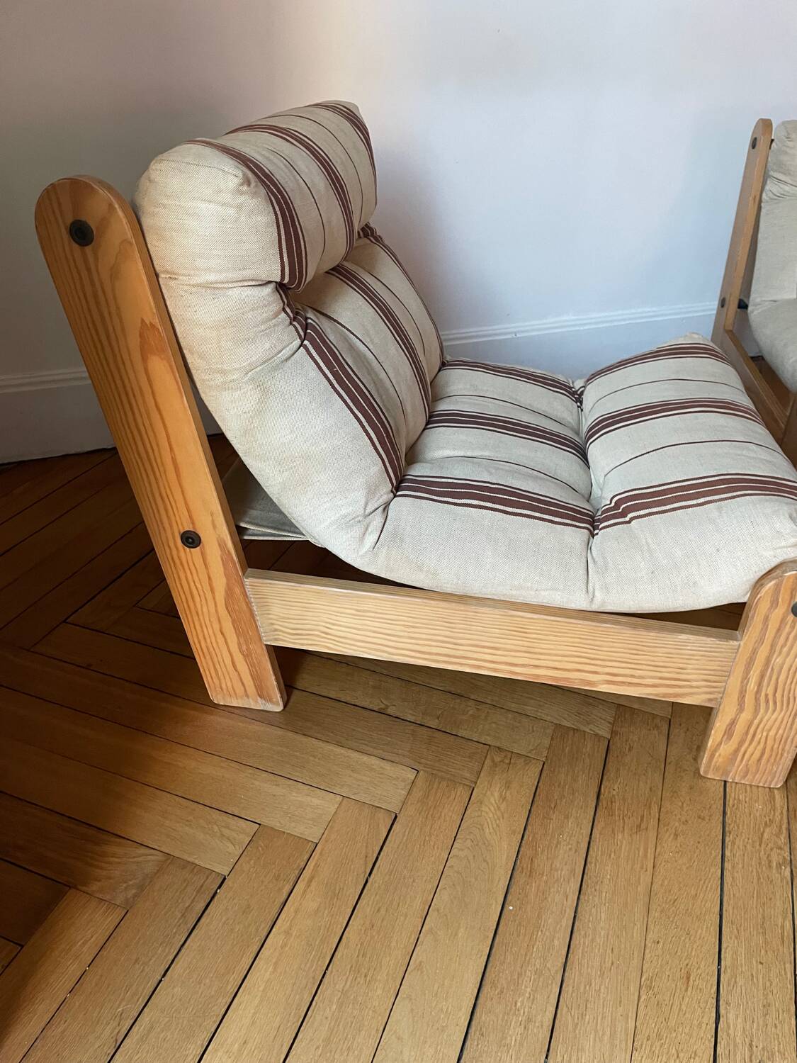 Pair of vintage armchairs from the 70s