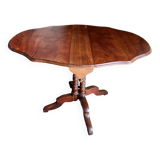 Foldable "violin" side table