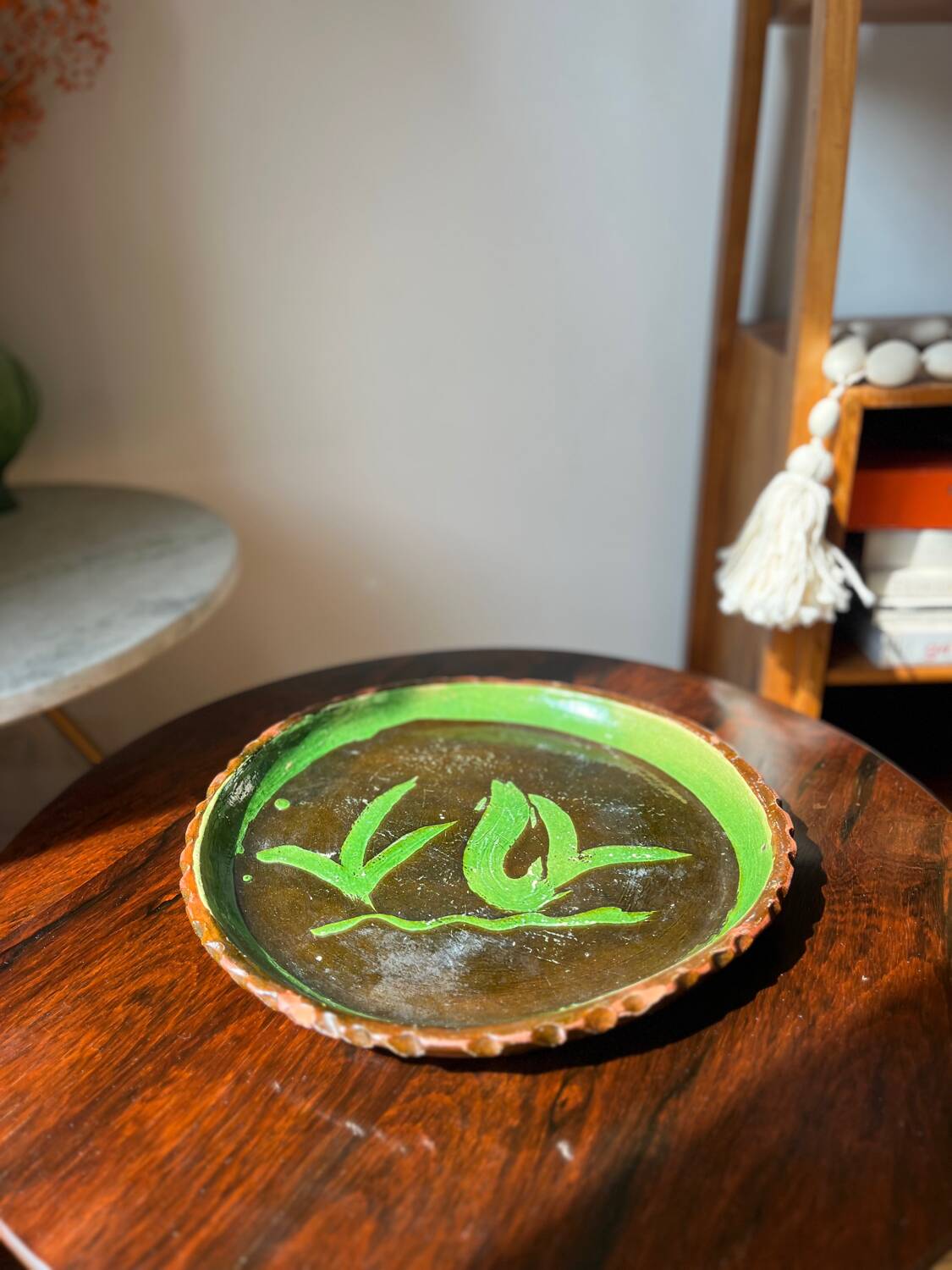 Mexico. Ceramic dish from Patamban