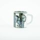 Ceramic mug, Danish design, 1975, designer: Bodil Buch, manufacturer: Royal
