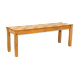 Minimalist pine bench, Sweden, 1970