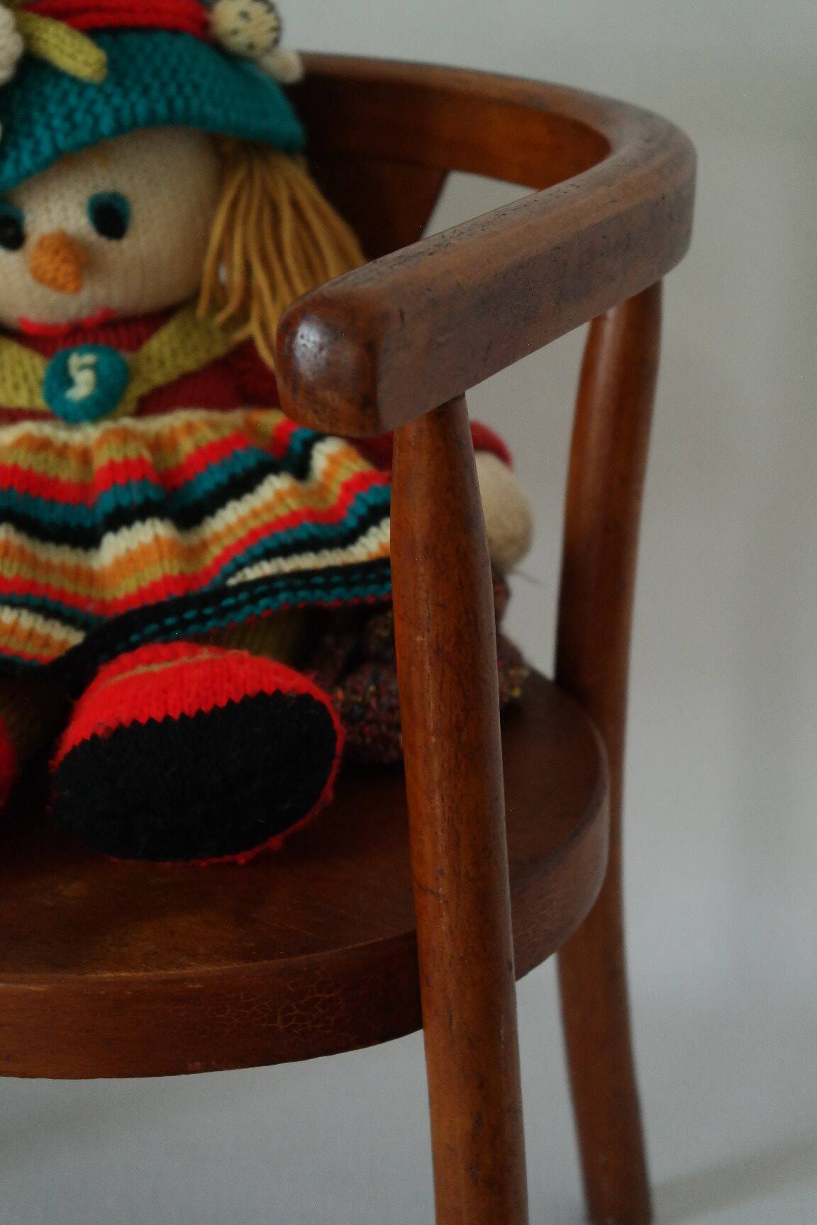 Vintage Baumann children's wooden chair