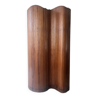 Wooden designer screen - Baumann by SNSA - circa 1950