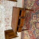 Mahogany dressing table for men stamped Roussens J. I Louis XVI period, 18th century