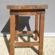 Oak workshop stool with grip