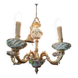 Open porcelain chandelier