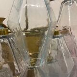 Murano Glass Polygon Sconces Set of 2