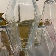 Murano Glass Polygon Sconces Set of 2