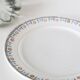 Round dish and flat Terre de Fer, Saint Amandinoise, 1930