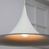 Lampe à Suspension Trompette Blanche par Claus Bonderup & Torsten Thorup, Danemark