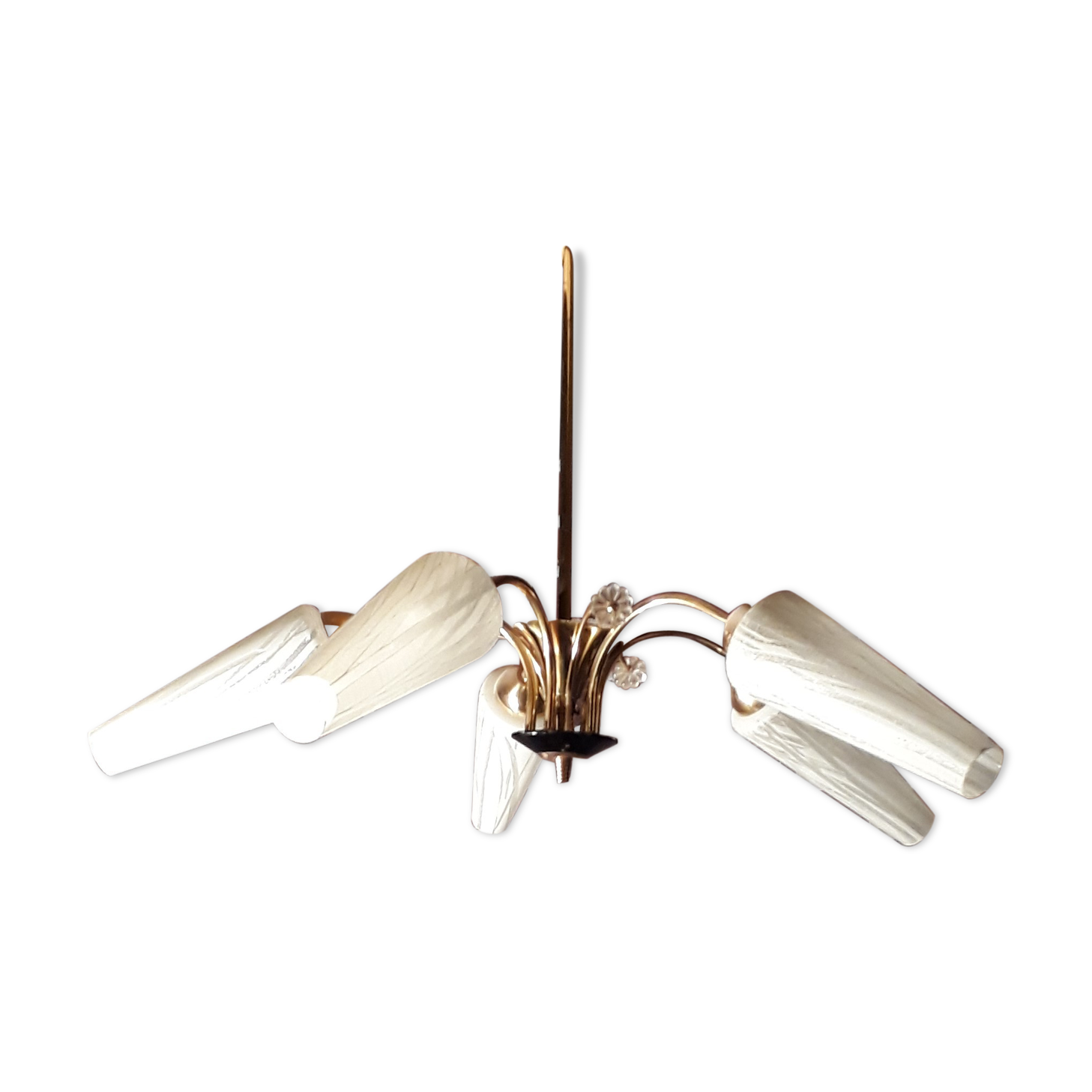 Ora chandelier 5 tulips, 1950s