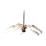 Ora chandelier 5 tulips, 1950s