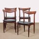 4 Scandinavian chairs by Henry-Walter Klein for Bramin, 1960