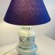Vintage Blue Ceramic Lamp
