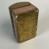 Florentine vintage box, pink and gold