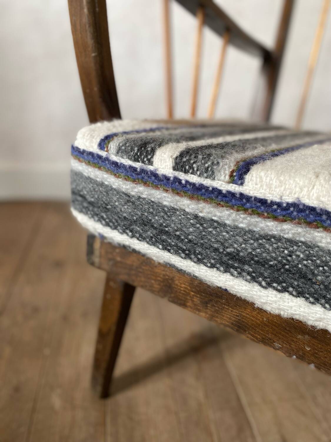 Restored vintage armchair