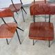 Set of 4 Spinstoel chairs for Marko 60s Netherlands