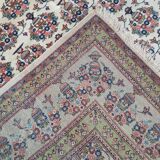 Large and fine tehran persian oriental rug handmade vintage 324 x 210