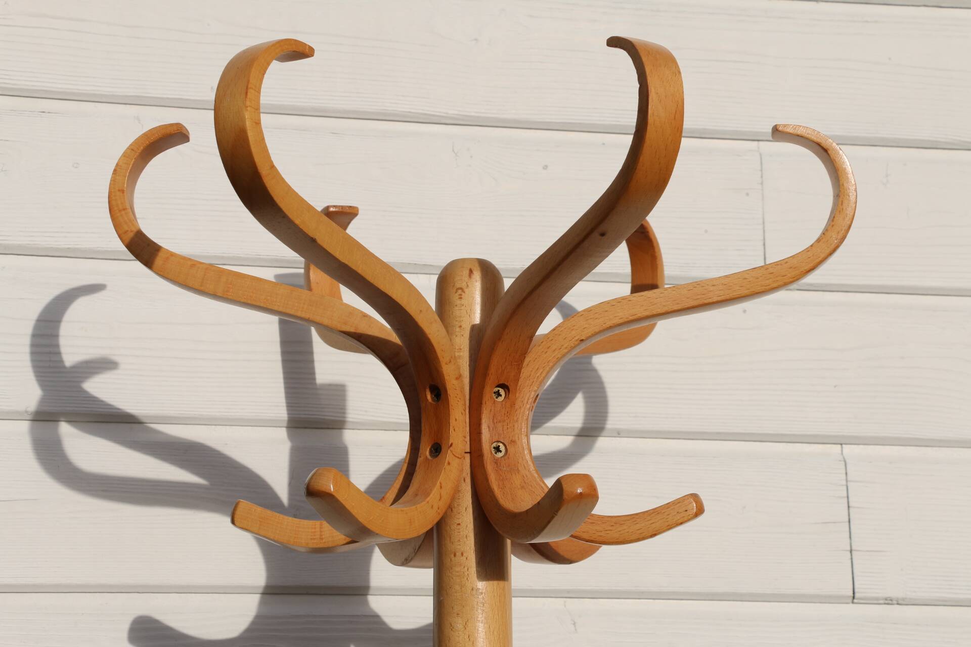 Coat stand parrot BAUMANN light beech umbrella stand