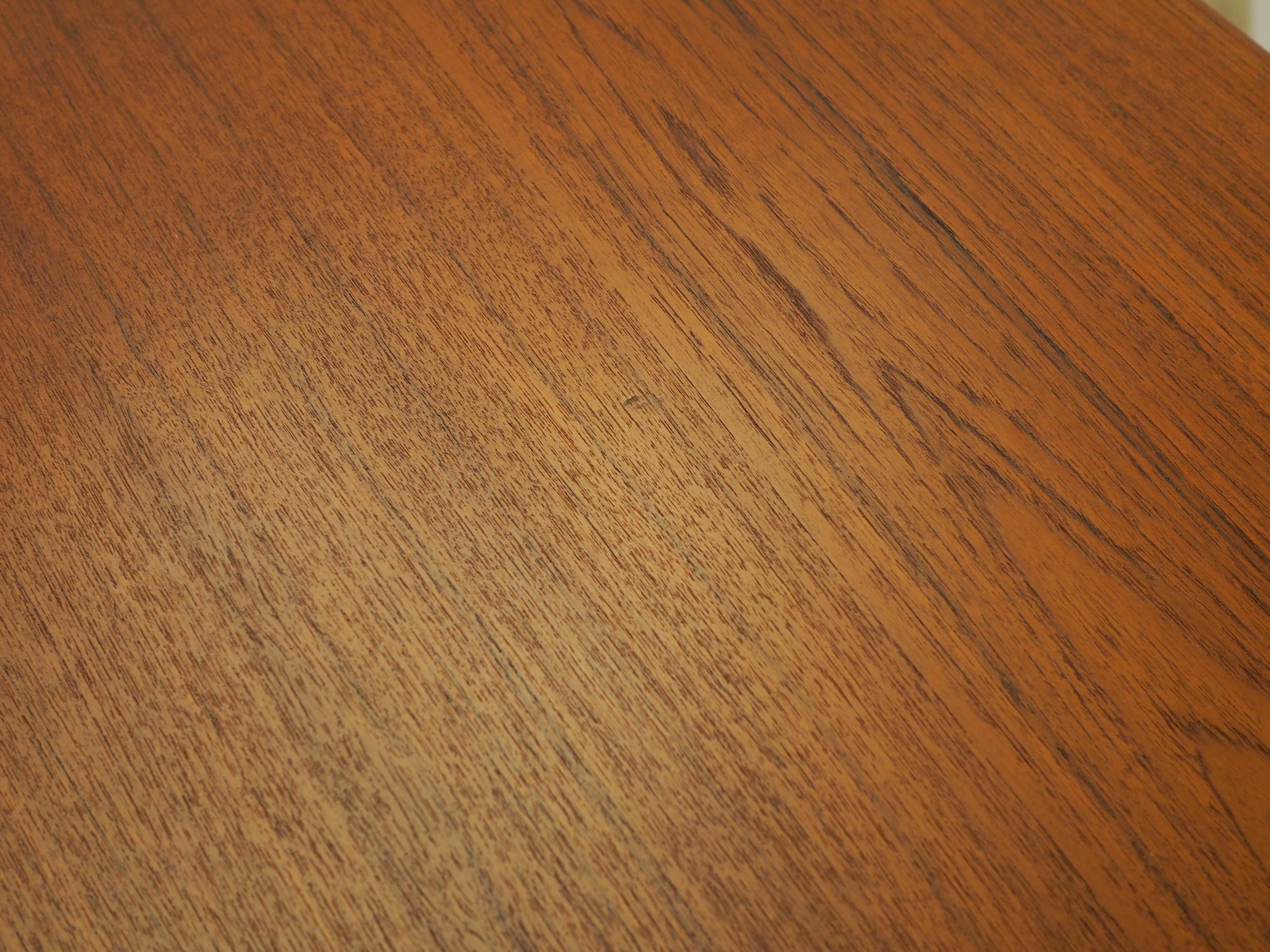 Table danoise extensible en teck, années 1970