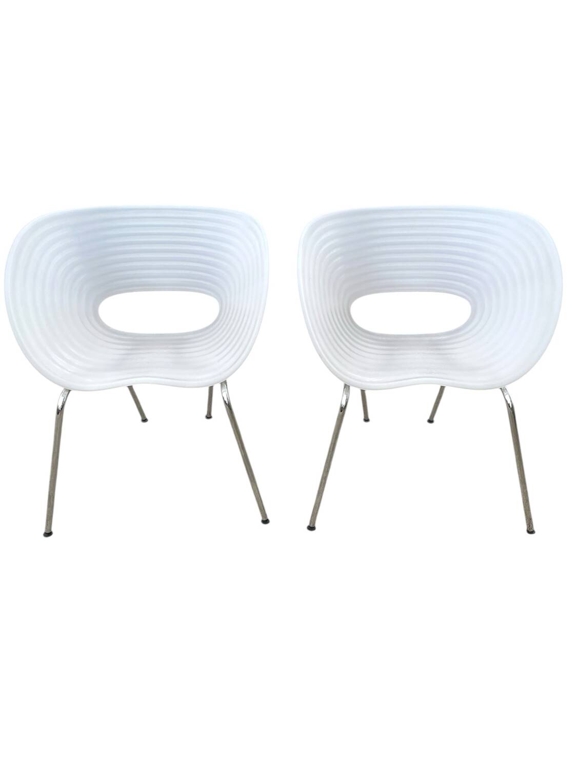 Lot de 2 chaises/fauteuils TOM VAC design by Ron Arad pour Vitra années 90