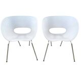 Set of 2 TOM VAC chairs/armchairs designed by Ron Arad for Vitra, 1990s