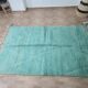 Handmade natural wool rug, size 100 x 200 cm