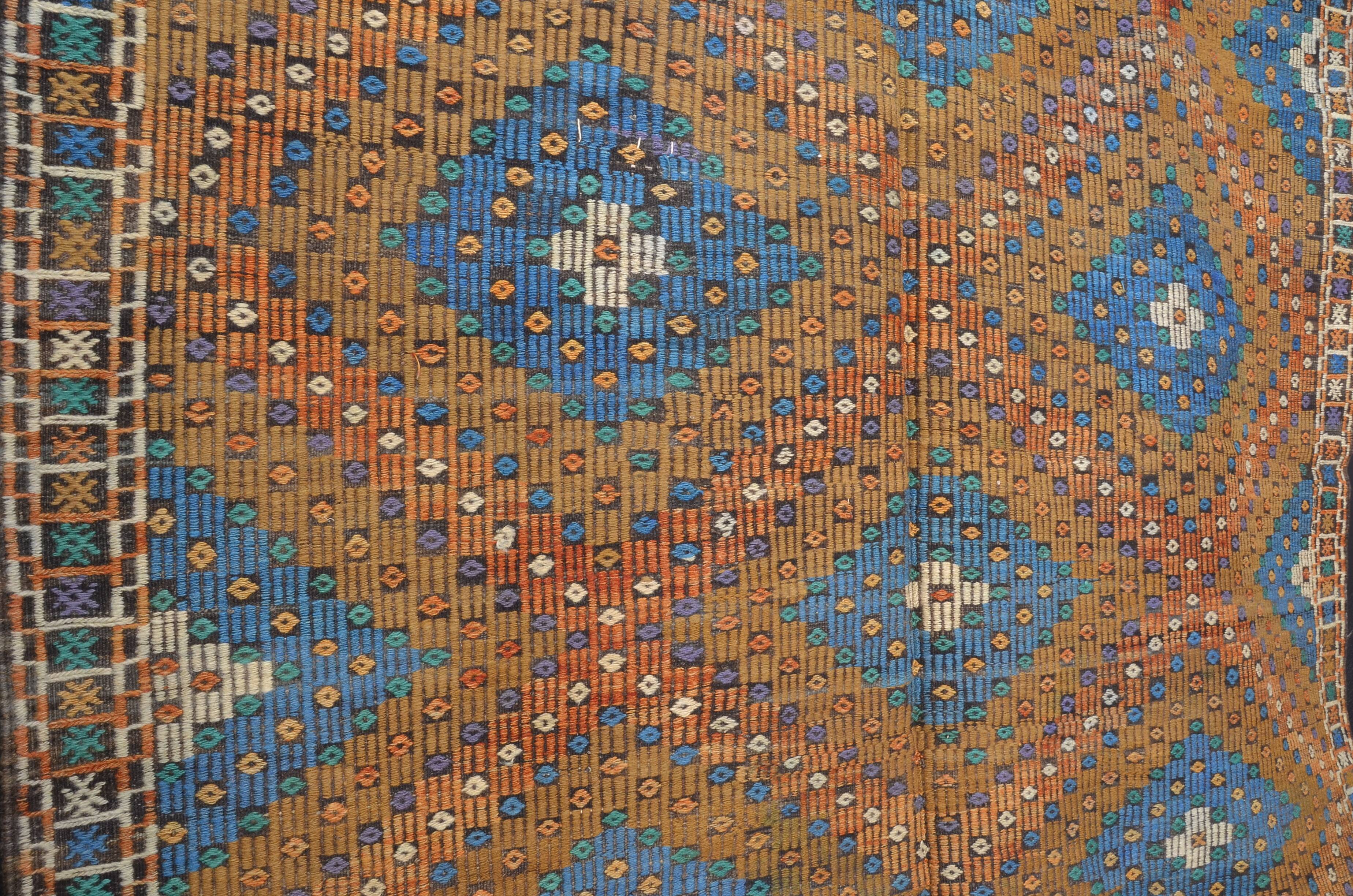 Oushak Anatolian Vintage Kilim Rug sku 1879