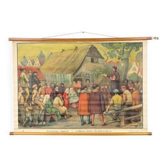 Educational Old School Poster National History The Reform Hagepreek 94x65cm