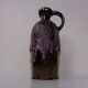 Purple & Gold Lava 321/3 Ceramic Vase from Ruscha, 1960s