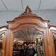 Louis XV Rocaille walnut cabinet stamped Gianinetto circa 1880