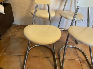 4 Chaises Aria Design Mirima simili cuir