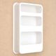 White plastic wall shelf by Jean Lin Viaud, 1970s